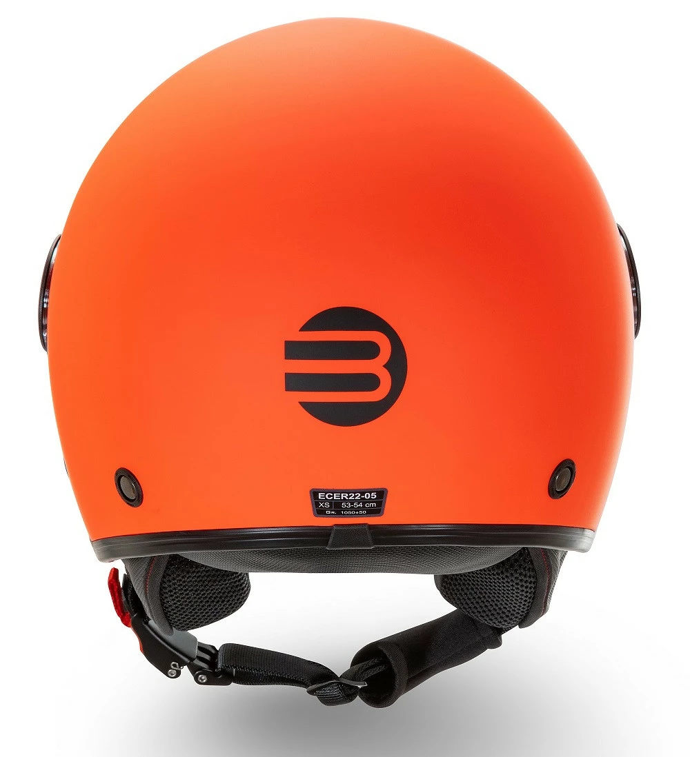 Casco Jet Befast Rapid II Doppia Visiera Arancio Fluo Opaco 8 Casco Jet Befast Rapid II Doppia Visiera Arancio Fluo Opaco - immagine 6