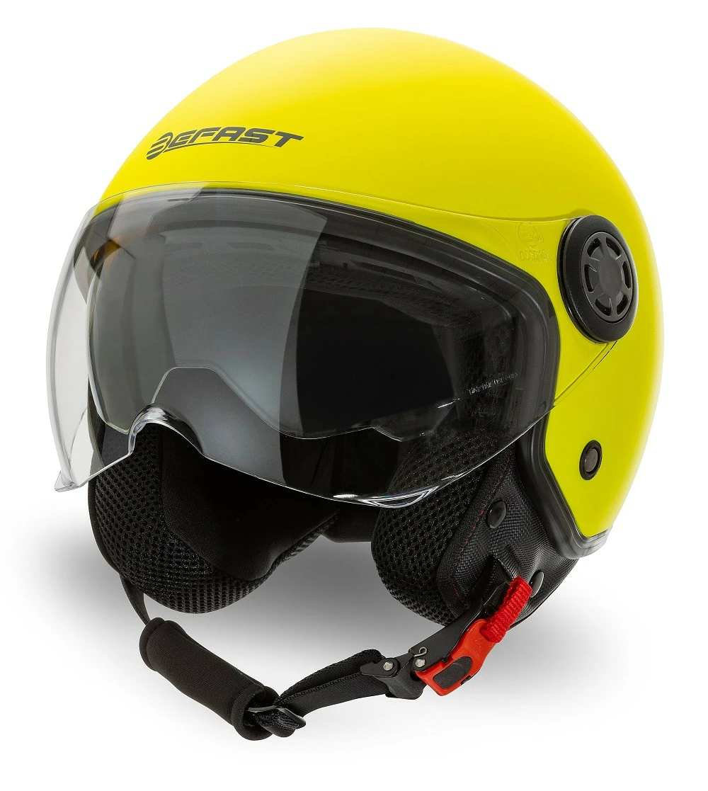 Casco Jet Befast Rapid II Doppia Visiera Giallo Fluo Opaco 3 Casco Jet Befast Rapid II Doppia Visiera Giallo Fluo Opaco