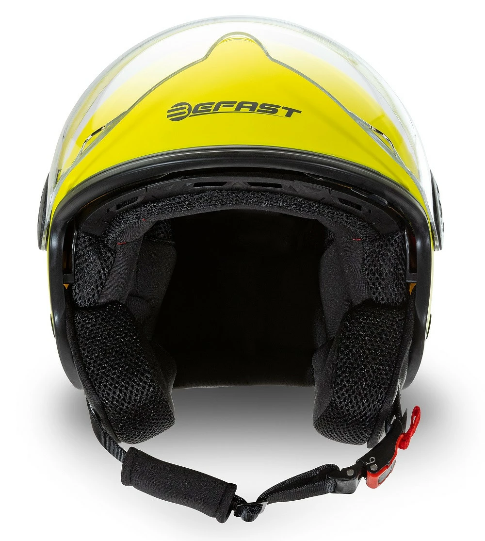 Casco Jet Befast Rapid II Doppia Visiera Giallo Fluo Opaco 5 Casco Jet Befast Rapid II Doppia Visiera Giallo Fluo Opaco - immagine 3