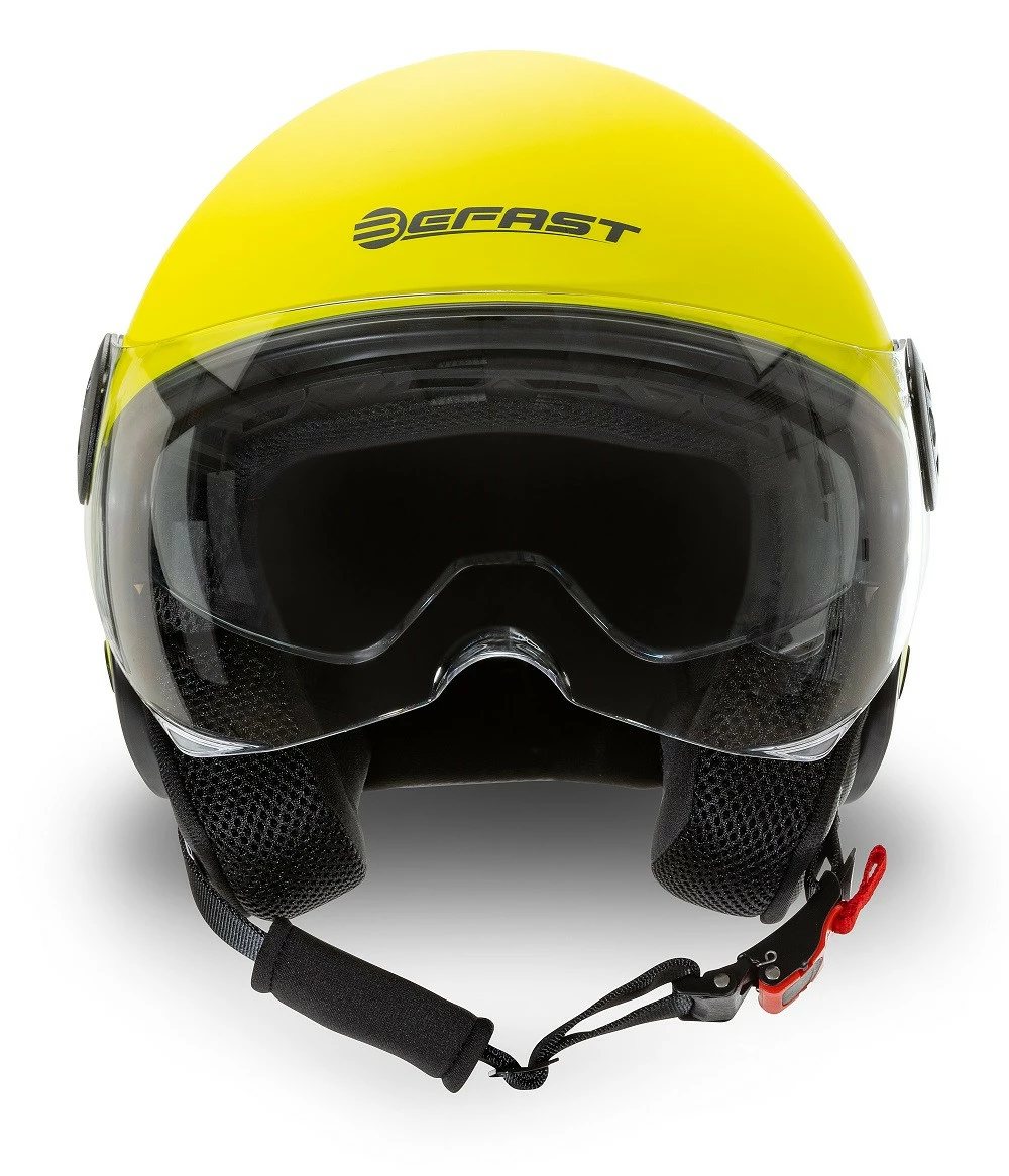 Casco Jet Befast Rapid II Doppia Visiera Giallo Fluo Opaco 8 Casco Jet Befast Rapid II Doppia Visiera Giallo Fluo Opaco - immagine 6