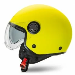 Casco Jet Befast Rapid II Doppia Visiera Giallo Fluo Opaco 11 Casco Jet Befast Rapid II Doppia Visiera Giallo Fluo Opaco -Negozio al dettaglio BEFAST 2022 rapid matt yellow fluo laterale sx