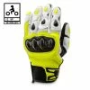 Guanti Moto Pelle Racing Befast RAPTOR CE Certificati Nero Giallo 1 Guanti Moto Pelle Racing Befast RAPTOR CE Certificati Nero Giallo -Negozio al dettaglio BEFAST 2022 raptor fronte con pittogramma