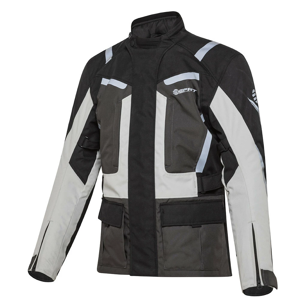 Giacca Moto Befast RIDDICK CE Certificata Nero Grigio Chiaro 6 Giacca Moto Befast RIDDICK CE Certificata Nero Grigio Chiaro - immagine 4
