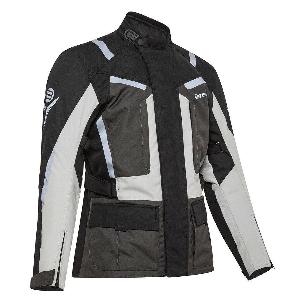 Giacca Moto Befast RIDDICK CE Certificata Nero Grigio Chiaro 7 Giacca Moto Befast RIDDICK CE Certificata Nero Grigio Chiaro - immagine 5