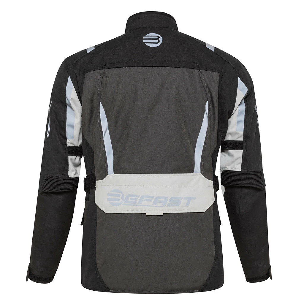 Giacca Moto Befast RIDDICK CE Certificata Nero Grigio Chiaro 8 Giacca Moto Befast RIDDICK CE Certificata Nero Grigio Chiaro - immagine 6