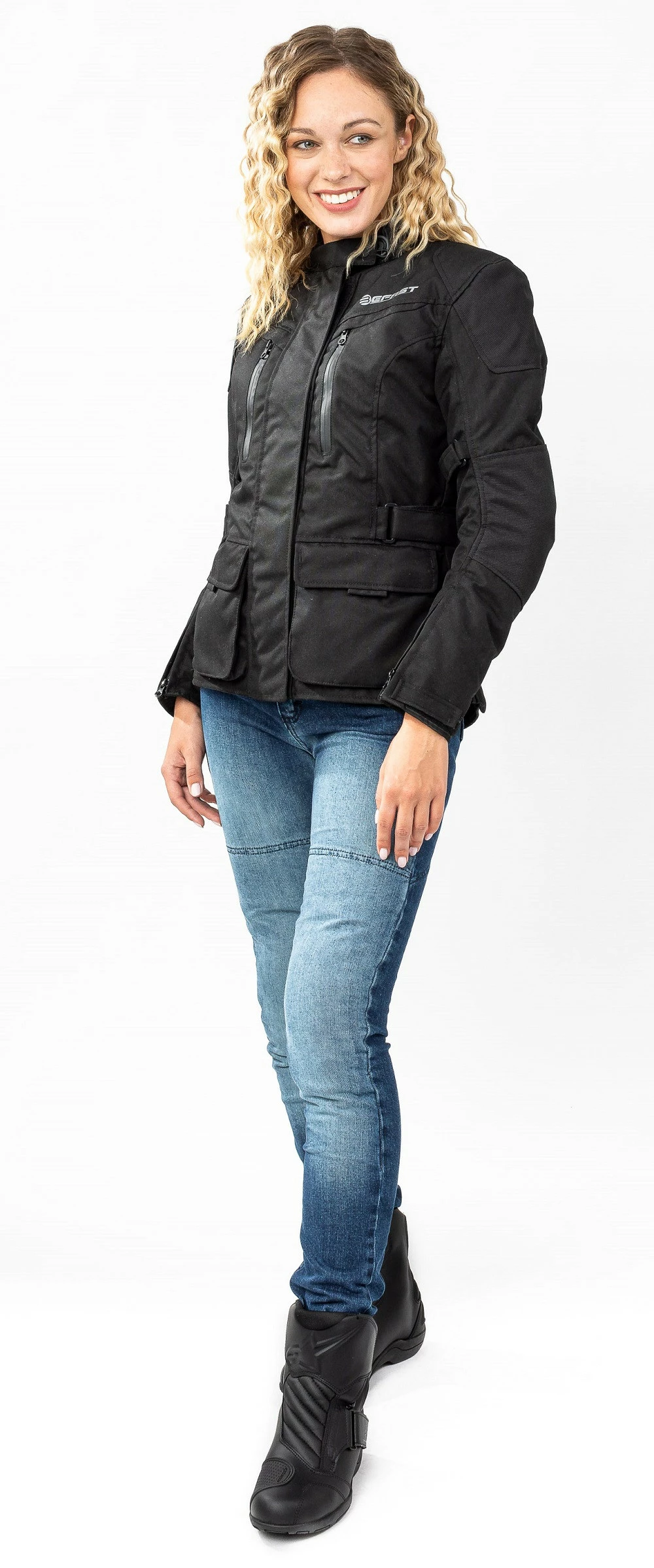 Giacca Moto Donna Befast BABYLON Lady CE Certificata Nero 15 Giacca Moto Donna Befast BABYLON Lady CE Certificata Nero - immagine 13