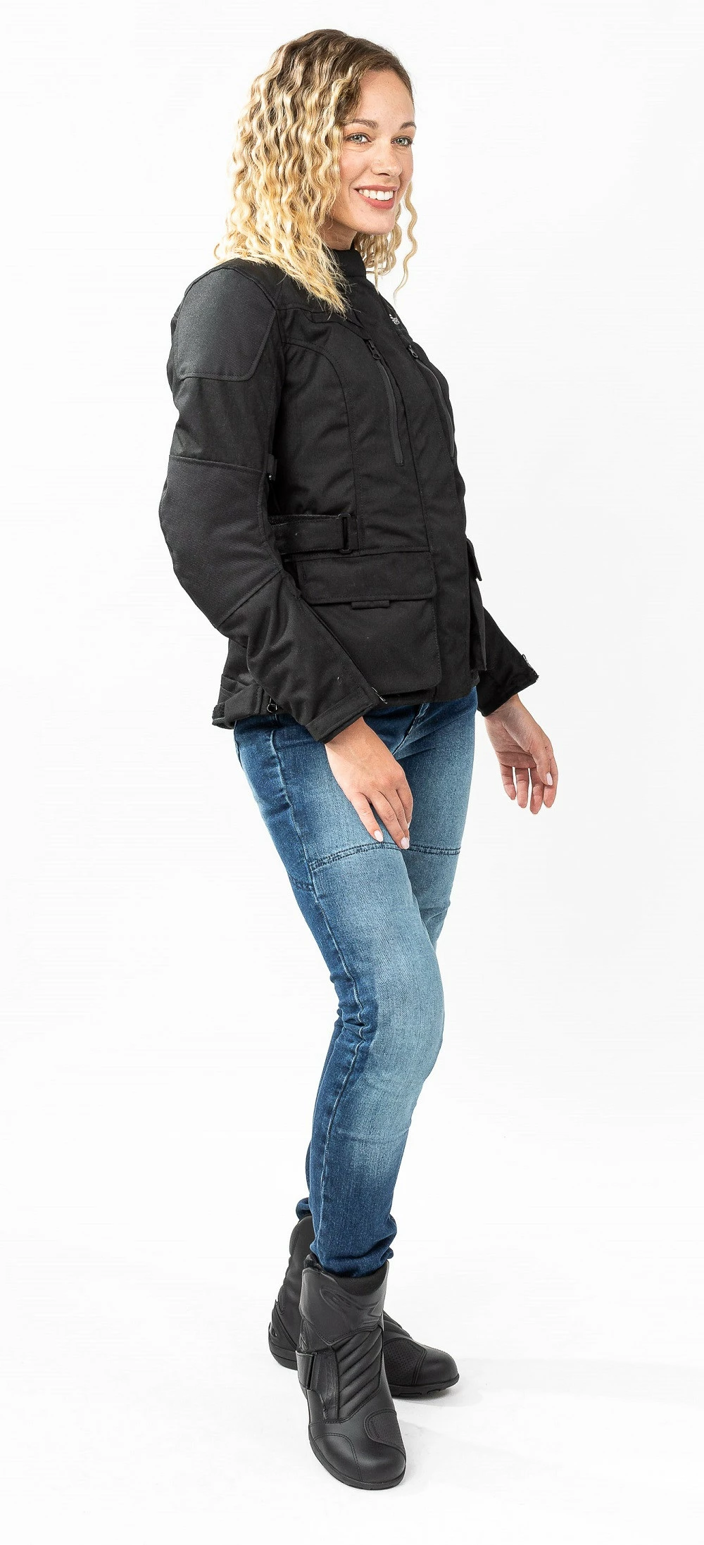 Giacca Moto Donna Befast BABYLON Lady CE Certificata Nero 14 Giacca Moto Donna Befast BABYLON Lady CE Certificata Nero - immagine 12