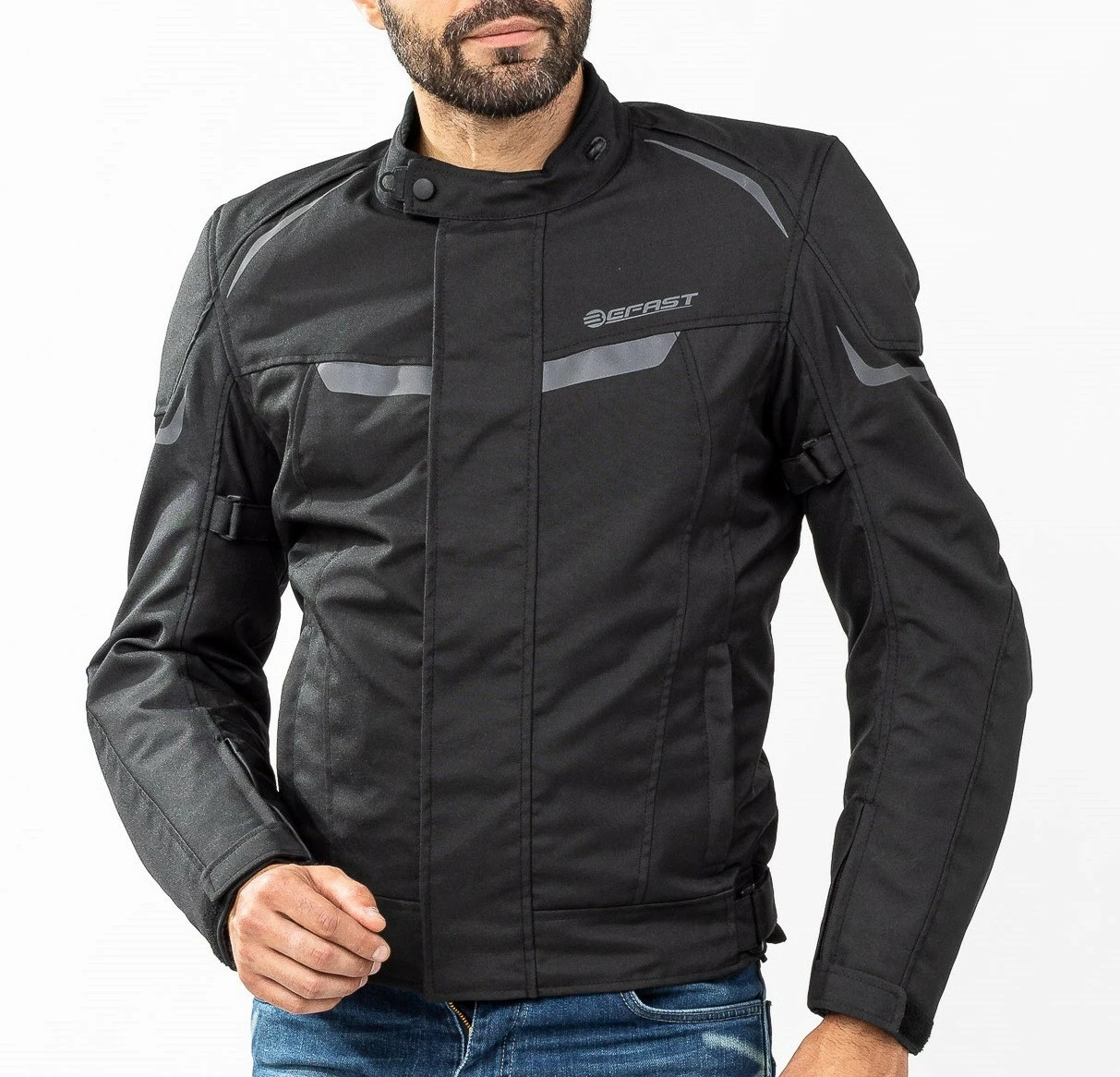 Giacca Moto Befast BERG CE Certificata Nero 4 Giacca Moto Befast BERG CE Certificata Nero - immagine 2