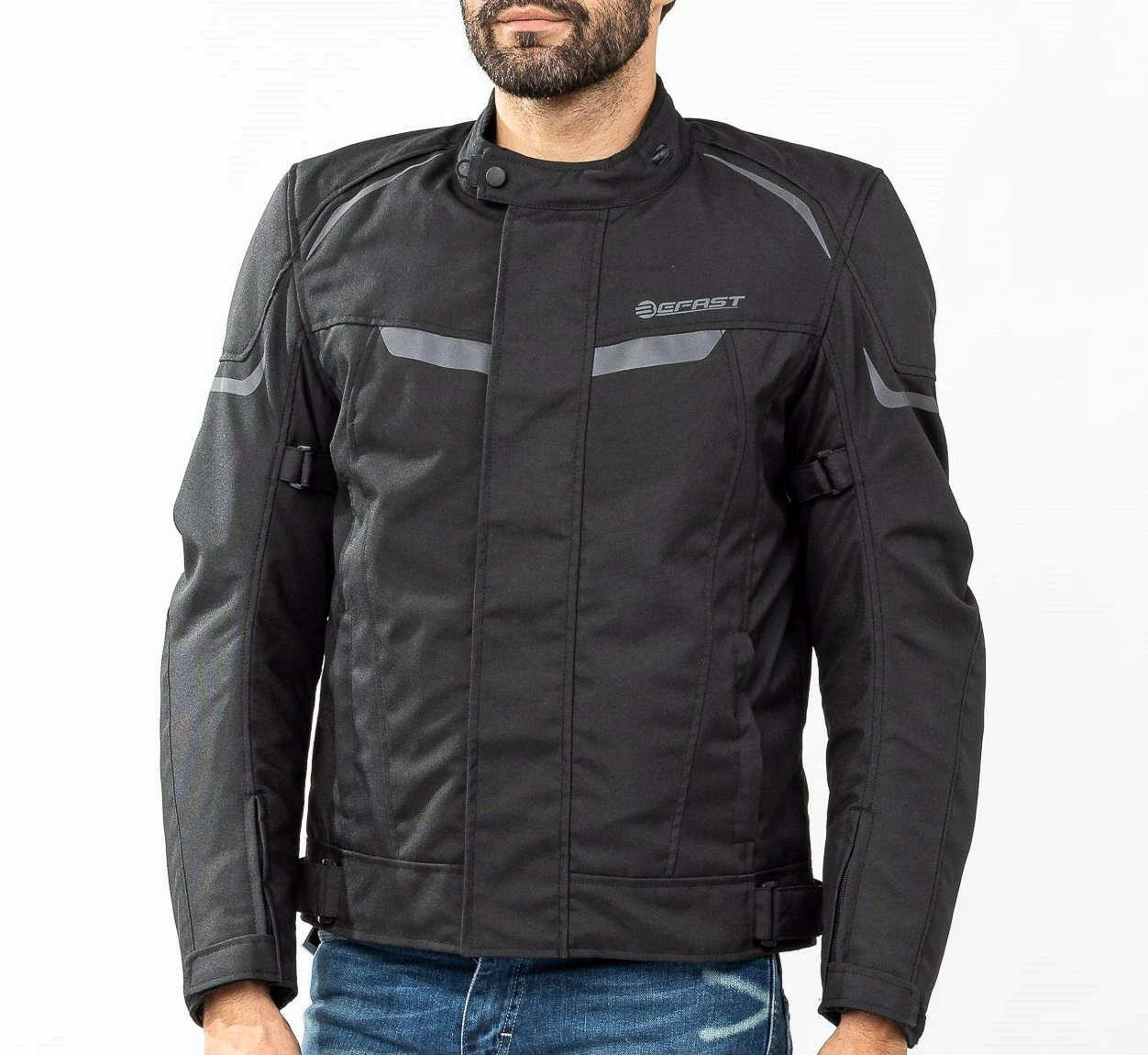 Giacca Moto Befast BERG CE Certificata Nero 5 Giacca Moto Befast BERG CE Certificata Nero - immagine 3