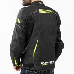 Giacca Moto Touring Befast BLUME CE 3 Strati Nero Giallo 13 Giacca Moto Touring Befast BLUME CE 3 Strati Nero Giallo -Negozio al dettaglio BEFAST 2022 shooting befast blume nero giallo 2 1