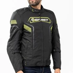 Giacca Moto Touring Befast BLUME CE 3 Strati Nero Giallo 12 Giacca Moto Touring Befast BLUME CE 3 Strati Nero Giallo -Negozio al dettaglio BEFAST 2022 shooting befast blume nero giallo 3 2