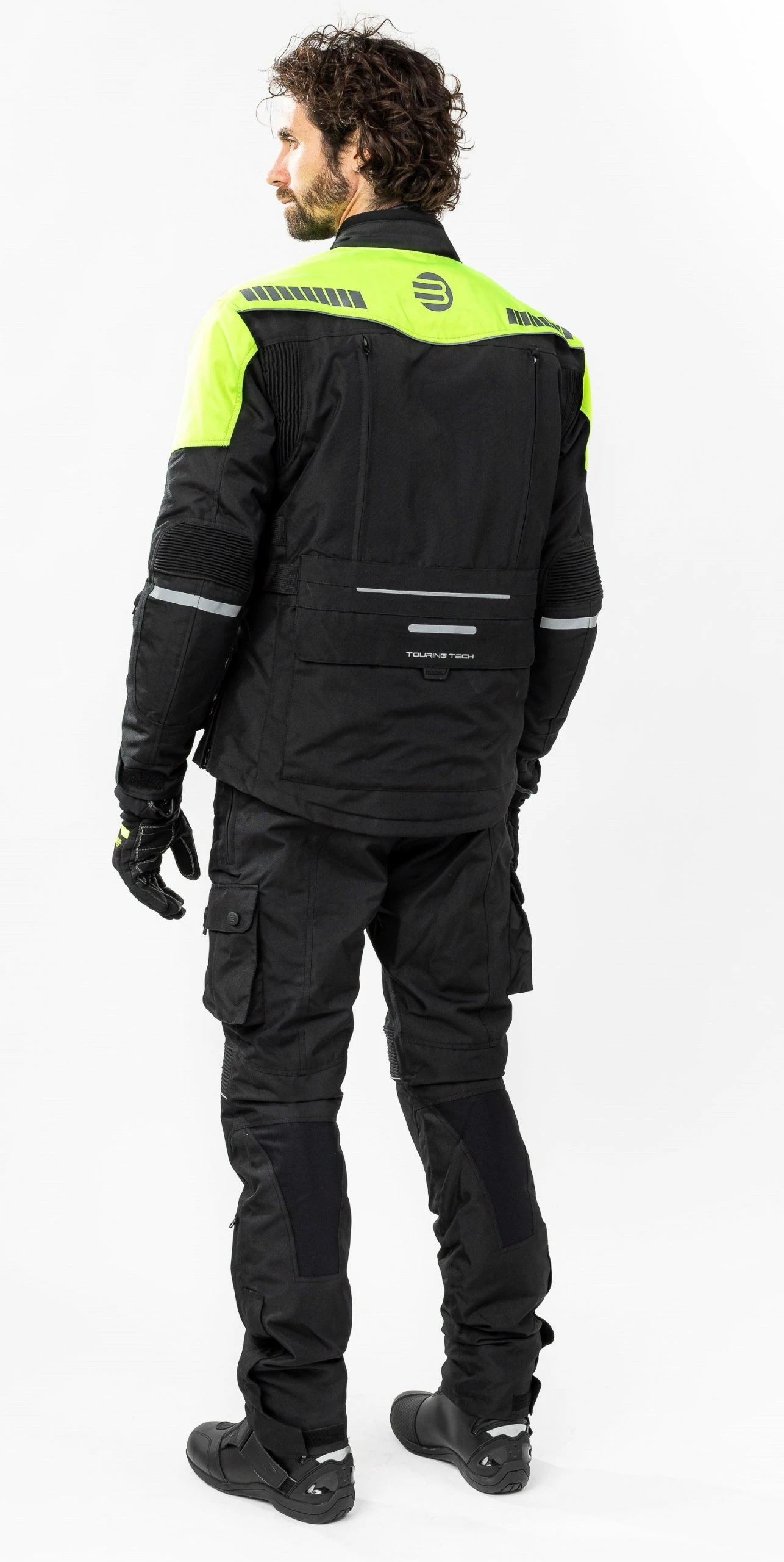 Kit Completo Touring Tech CE 3 Strati Giallo - Giacca Moto Certificata Befast + Pantaloni Moto Certificati Befast 4 Kit Completo Touring Tech CE 3 Strati Giallo - Giacca Moto Certificata Befast + Pantaloni Moto Certificati Befast - immagine 2