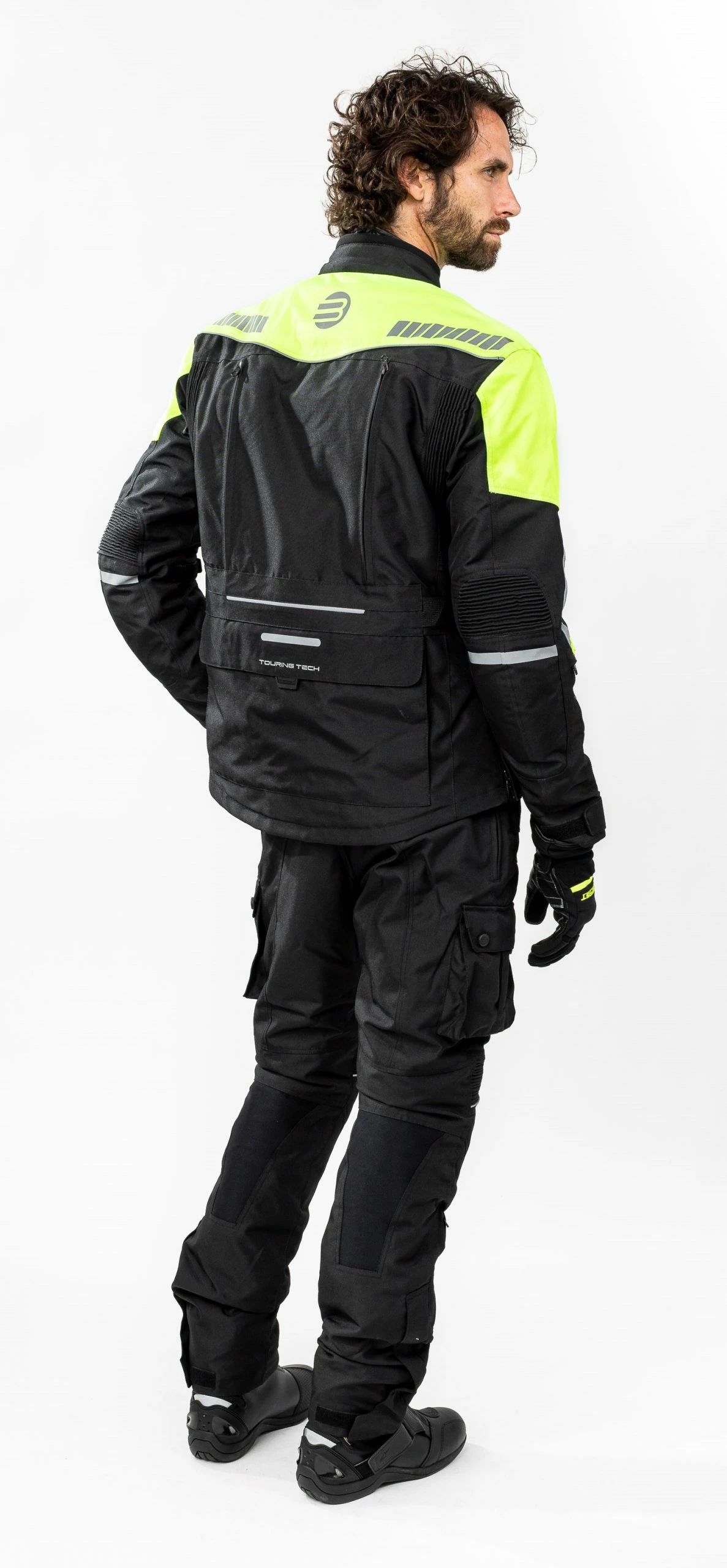 Kit Completo Touring Tech CE 3 Strati Giallo - Giacca Moto Certificata Befast + Pantaloni Moto Certificati Befast 5 Kit Completo Touring Tech CE 3 Strati Giallo - Giacca Moto Certificata Befast + Pantaloni Moto Certificati Befast - immagine 3