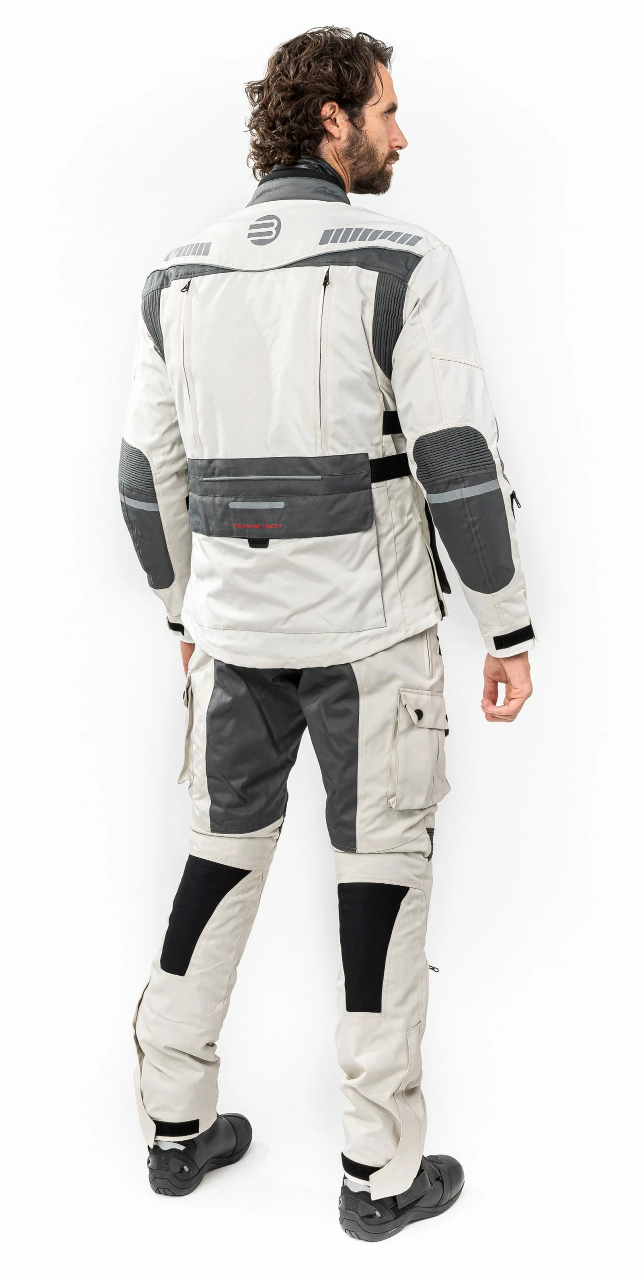 Kit Completo Touring Tech CE 3 Strati Grigio - Giacca Moto Certificata Befast + Pantaloni Moto Certificati Befast 5 Kit Completo Touring Tech CE 3 Strati Grigio - Giacca Moto Certificata Befast + Pantaloni Moto Certificati Befast - immagine 3