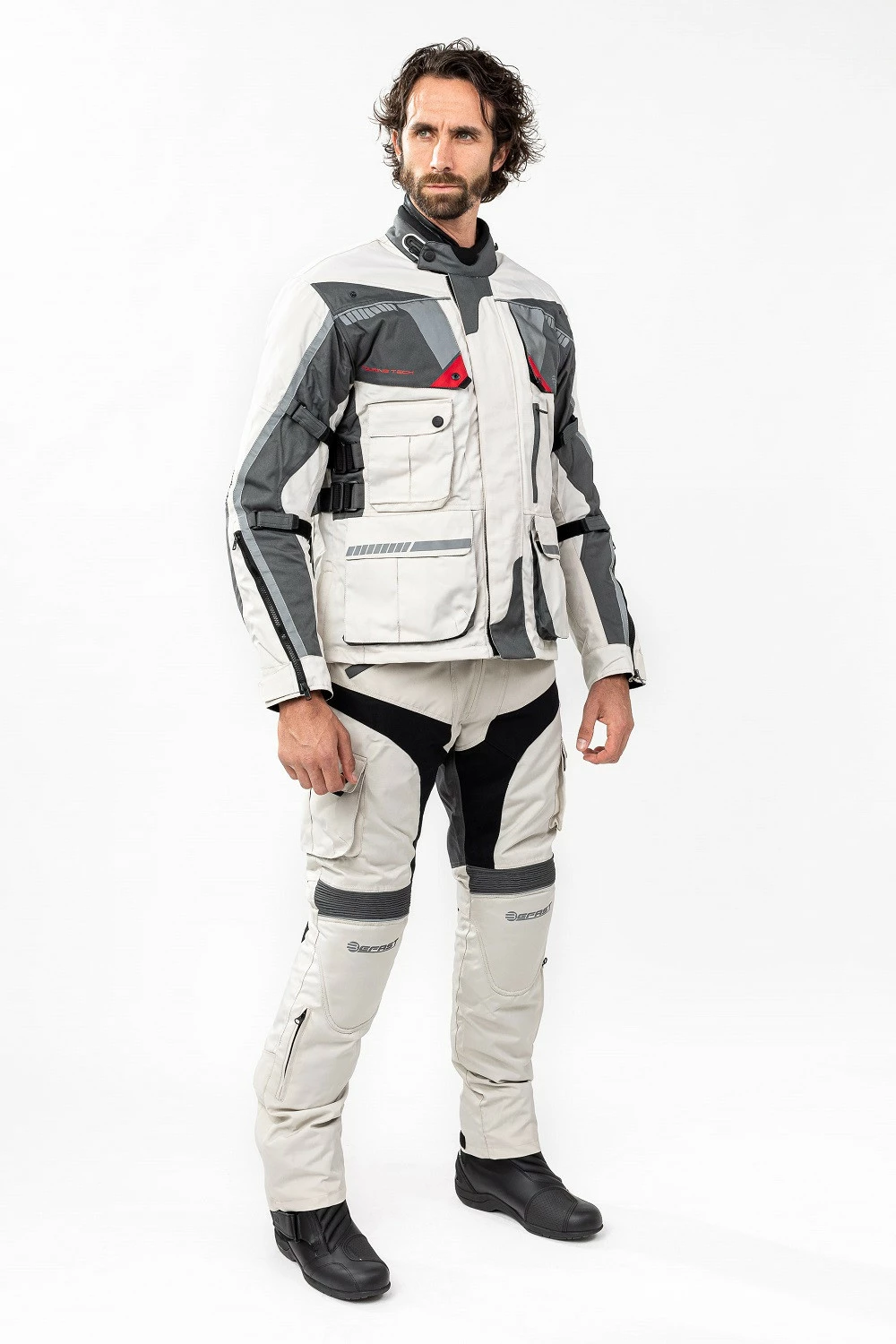 Kit Completo Touring Tech CE 3 Strati Grigio - Giacca Moto Certificata Befast + Pantaloni Moto Certificati Befast 4 Kit Completo Touring Tech CE 3 Strati Grigio - Giacca Moto Certificata Befast + Pantaloni Moto Certificati Befast - immagine 2