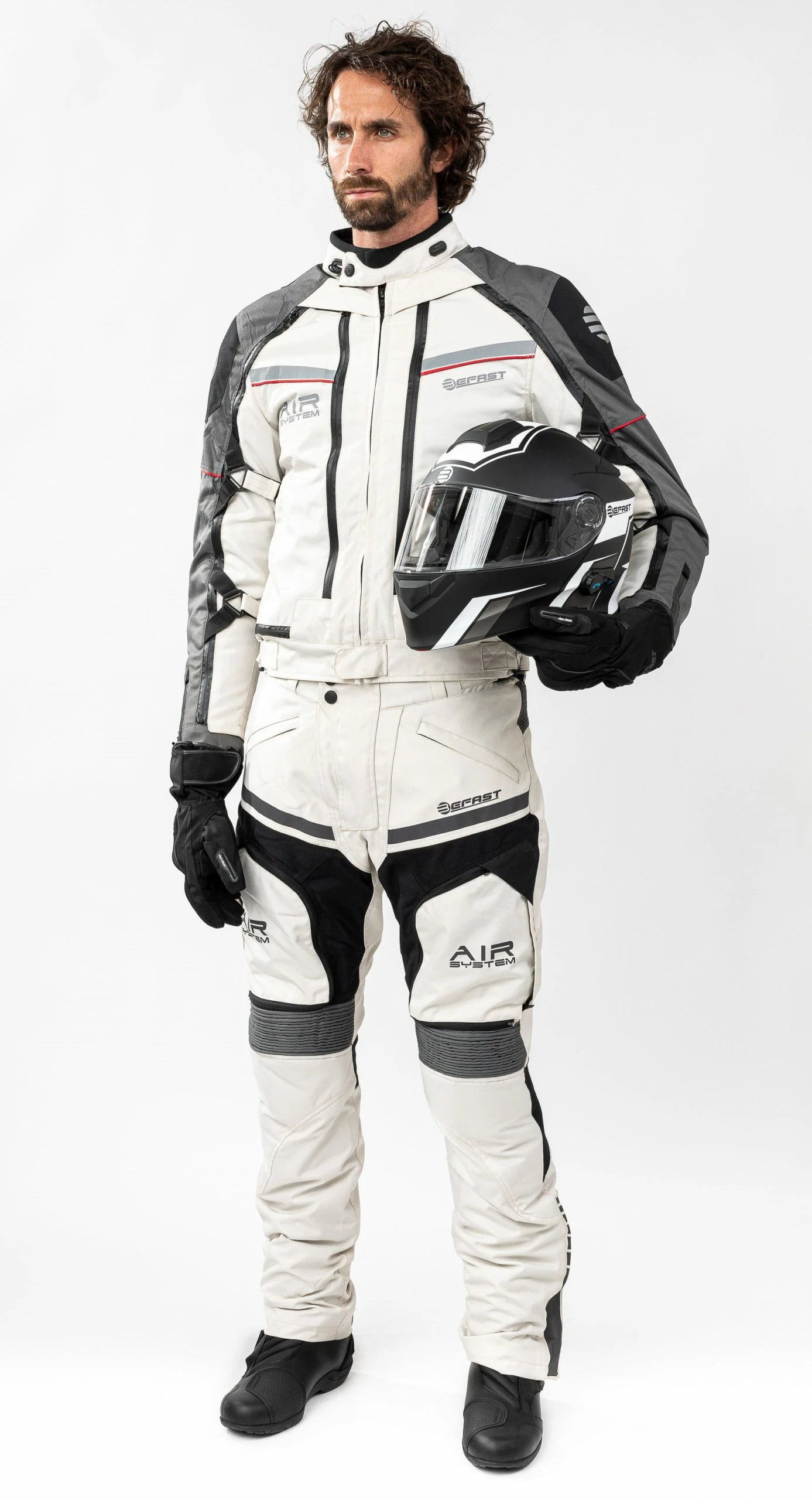 Kit Coppia Transformer CE Grigio- Giacca Moto Certificata Befast Uomo + Donna 6 Kit Coppia Transformer CE Grigio- Giacca Moto Certificata Befast Uomo + Donna - immagine 4