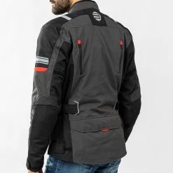 Giacca Moto Touring Befast VICTORY CE Certificata 3 Strati Nero Grigio 18 Giacca Moto Touring Befast VICTORY CE Certificata 3 Strati Nero Grigio -Negozio al dettaglio BEFAST 2022 shooting befast victory nero grigio 2 1