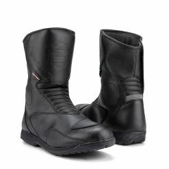 Stivali Moto Touring Pelle Befast Travel WP Nero