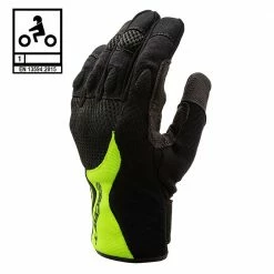 Guanti Moto Estivi Befast TALON CE Certificati Nero Giallo