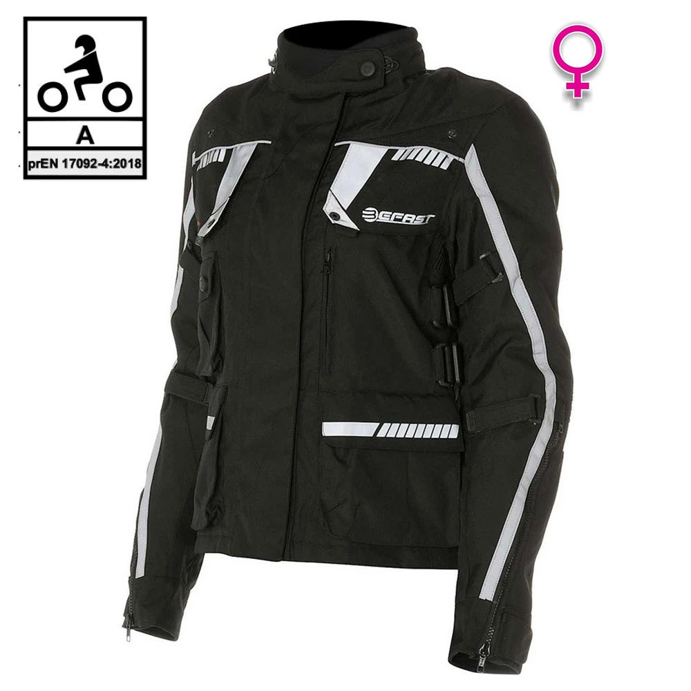 Giacca Moto Donna Touring Befast TOURING TECH Lady CE Certificata 3 Strati Nero 3 Giacca Moto Donna Touring Befast TOURING TECH Lady CE Certificata 3 Strati Nero