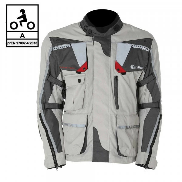 Kit Completo Touring Tech CE 3 Strati Grigio - Giacca Moto Certificata Befast + Pantaloni Moto Certificati Befast 7 Kit Completo Touring Tech CE 3 Strati Grigio - Giacca Moto Certificata Befast + Pantaloni Moto Certificati Befast - immagine 5