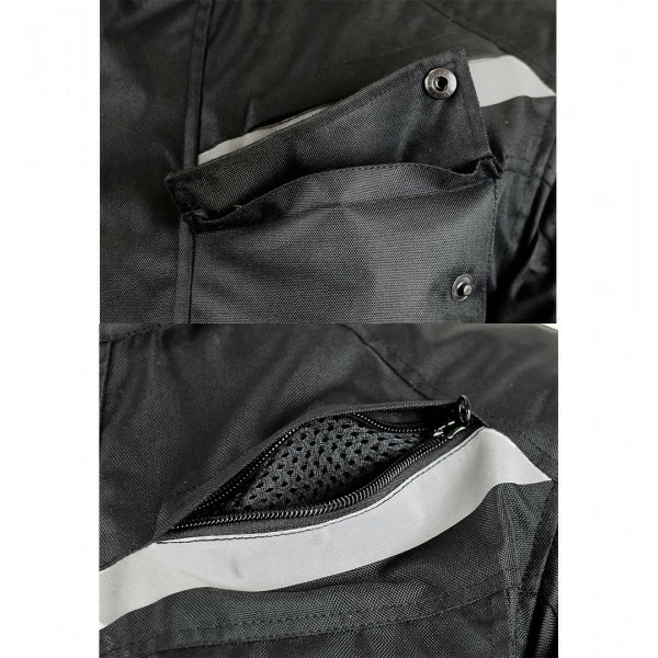 Kit Coppia Rocket CE 3 Strati Nero - Giacca Moto Certificata Befast Uomo + Donna 8 Kit Coppia Rocket CE 3 Strati Nero - Giacca Moto Certificata Befast Uomo + Donna - immagine 6