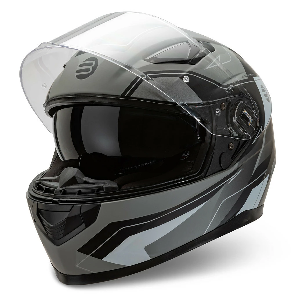 Casco Integrale Befast Ventus Argento Nero 4 Casco Integrale Befast Ventus Argento Nero - immagine 2