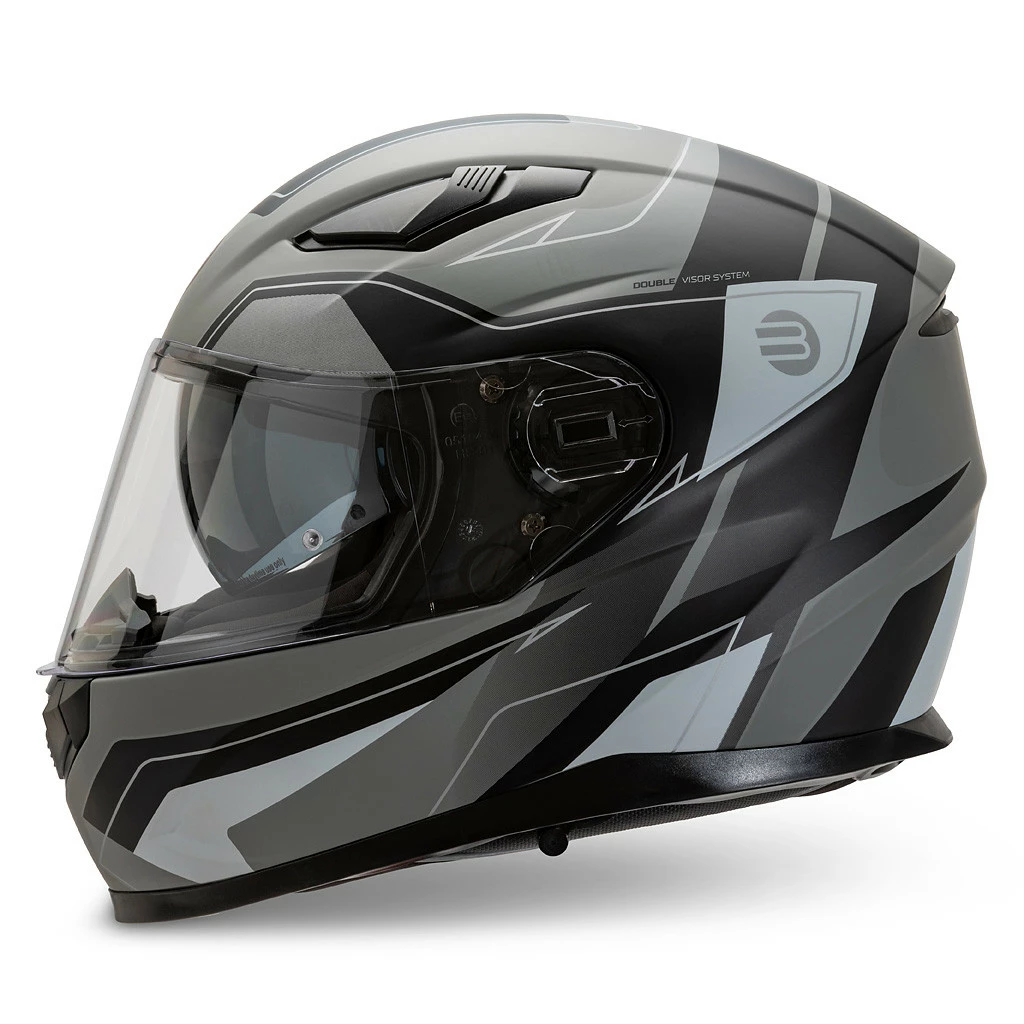Casco Integrale Befast Ventus Argento Nero 6 Casco Integrale Befast Ventus Argento Nero - immagine 4