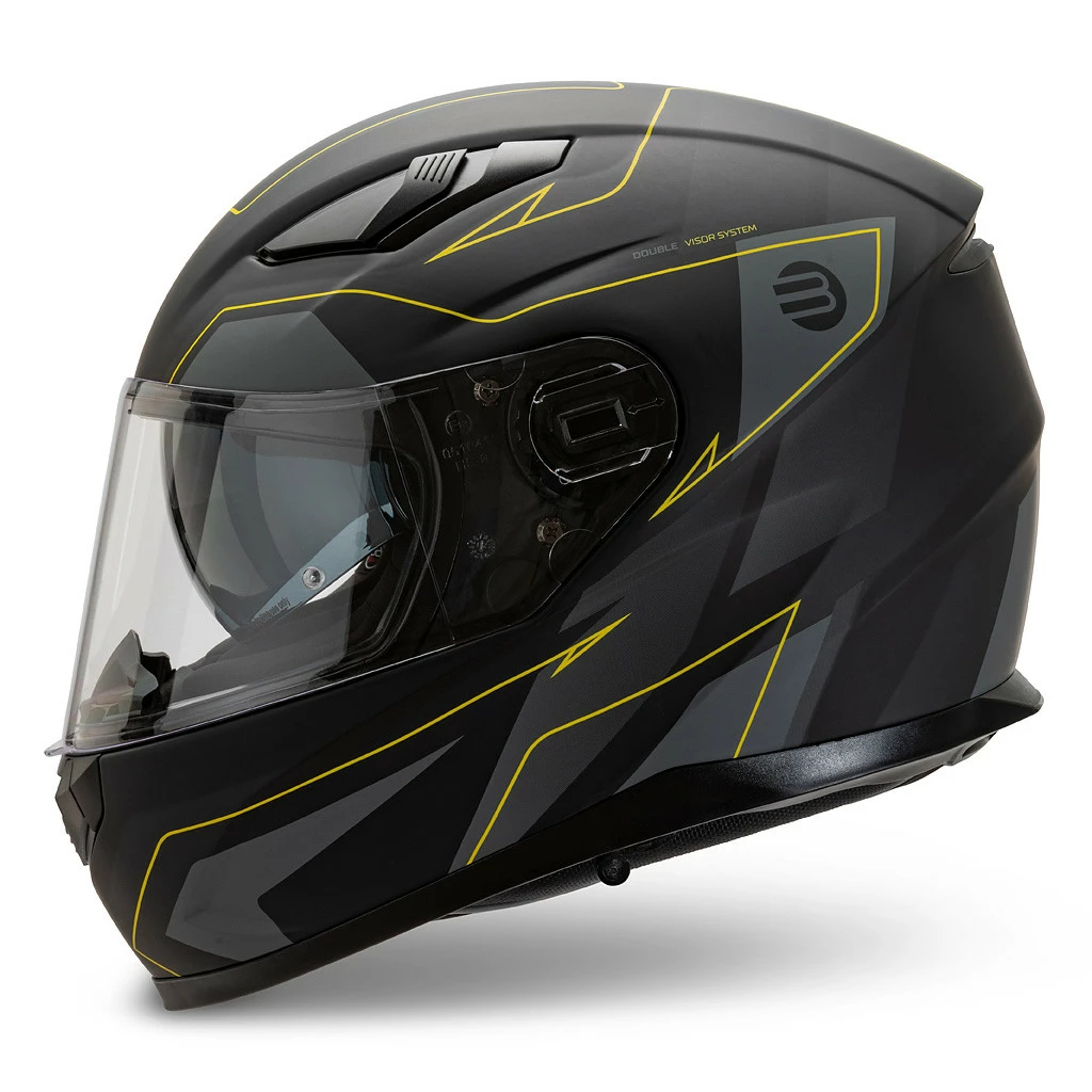 Casco Integrale Befast Ventus Nero Giallo 6 Casco Integrale Befast Ventus Nero Giallo - immagine 4