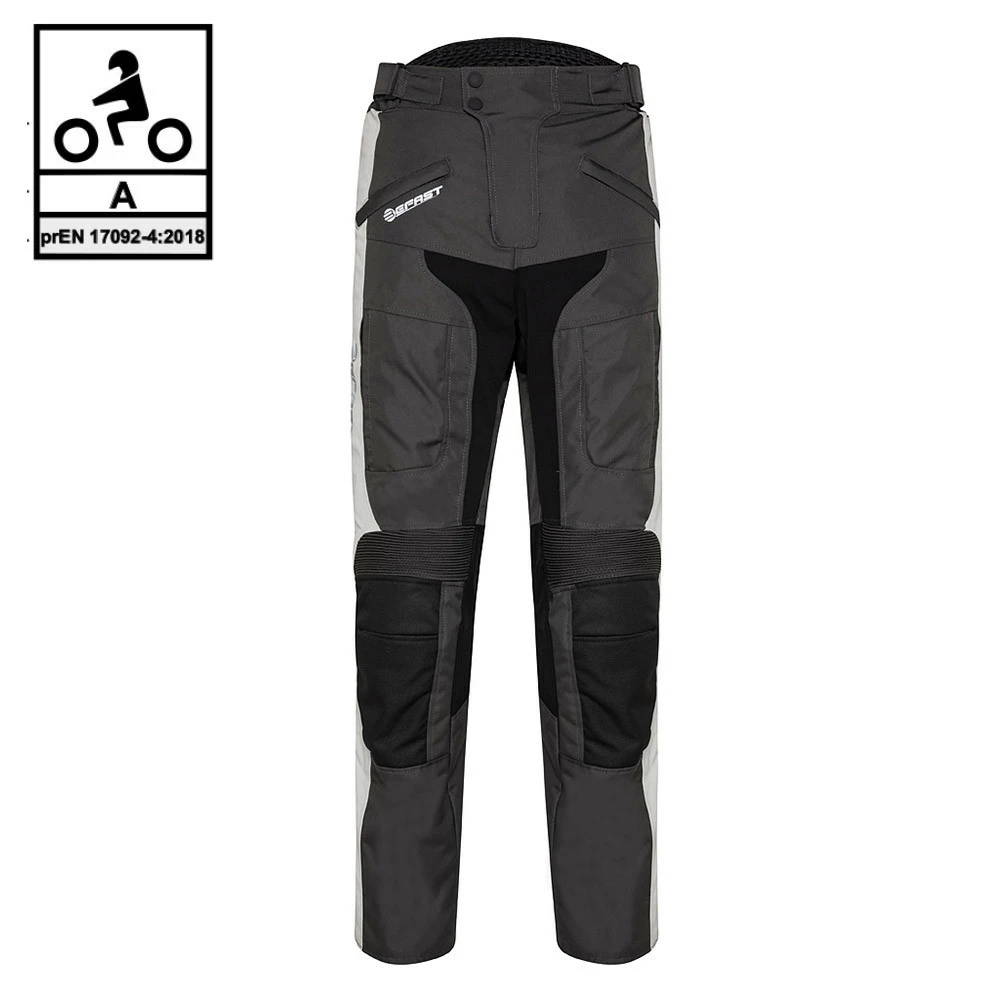Pantaloni Moto Touring Befast VICTORY PANT CE Certificati 3 Strati Nero Grigio Chiaro 3 Pantaloni Moto Touring Befast VICTORY PANT CE Certificati 3 Strati Nero Grigio Chiaro