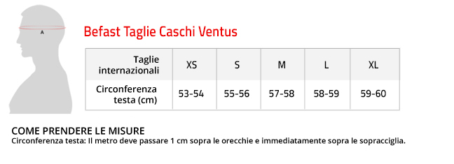 Casco Integrale Befast Ventus Argento Nero 10 Casco Integrale Befast Ventus Argento Nero -Negozio al dettaglio BEFAST 2022 Befast ventus tabelle taglie